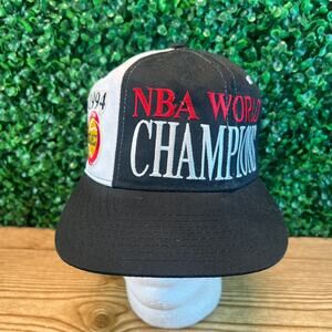 Vtg Houston Rockets 1994 NBA World Champions Starter Snapback Hat Cap One Size